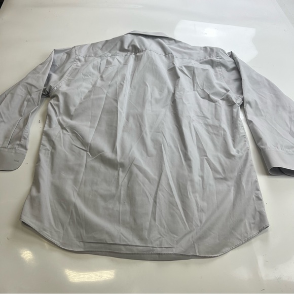 marquise men’a gray button up shirt 17 1/5 m132-32 - Picture 3 of 3
